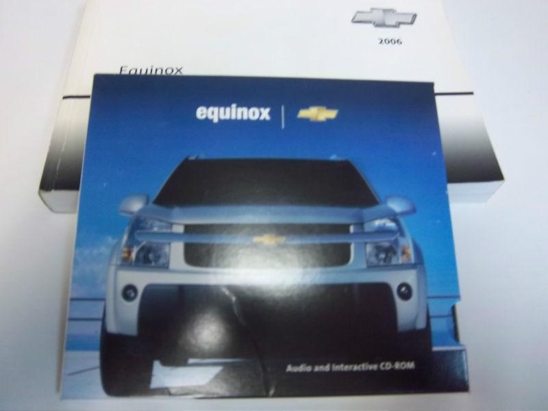 2006 chevrolet equinox owners manual and audio cd-rom