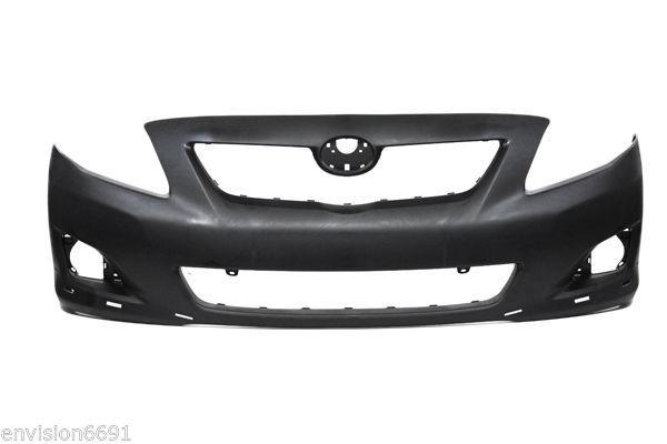 2009 2010 toyota canada built corolla s front bumper primered  w/spoiler hole