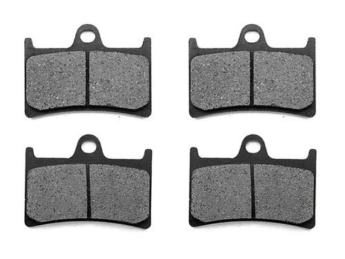 Front carbon kevlar organic brake pads for 2006-2011 yamaha fzs 1000 fz1