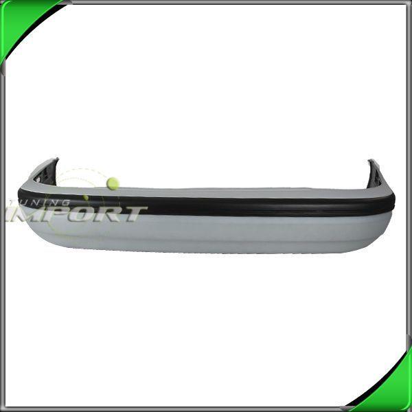 90-94 mazda 323 rear bumper cover raw matte textured black plastic non-primed