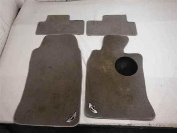 2003 mini cooper oem set 4 cloth gray floor mats lkq