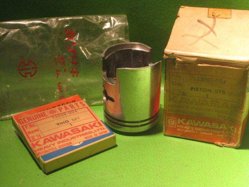 Kawasaki j1 j1t j1tl j1tr j1trl 1965-67 piston & rings std. size oem #13001-004