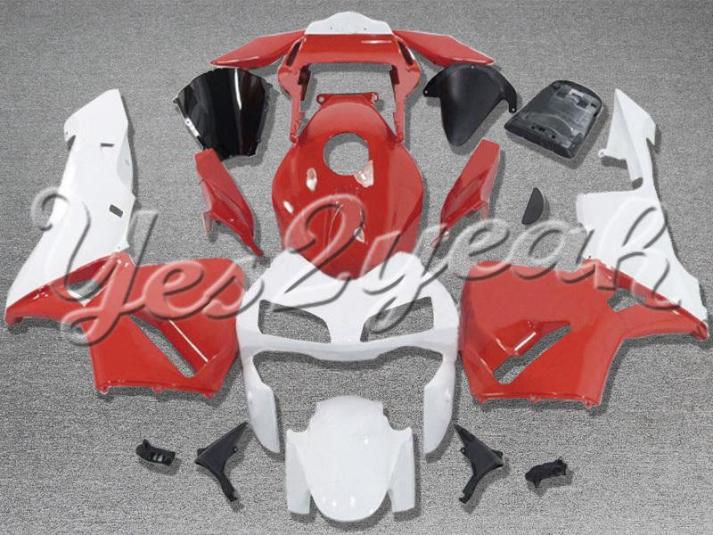 Injection molded fit 2003 2004 cbr600rr 03 04 red white fairing zn843