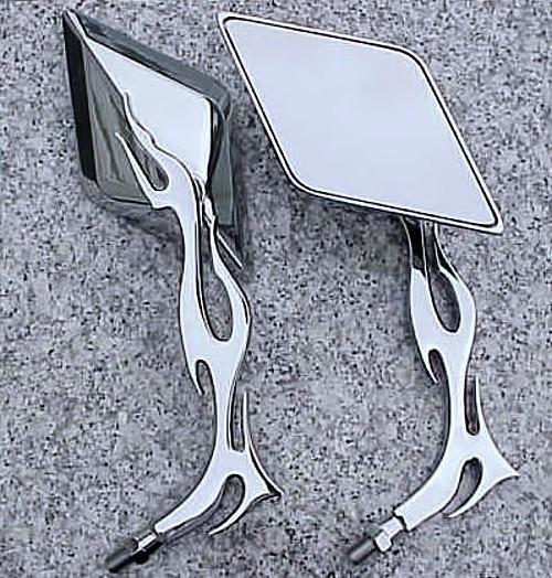 Honda rebel shadow 600 vt 750 vtx 1300 1800 chrome mirrors