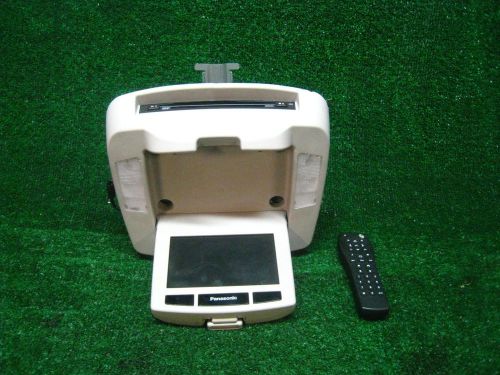 2006 saab 97x oem overhead center console drop down dvd player and screen remote