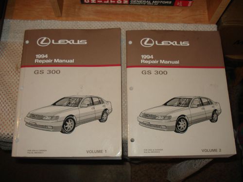 1994 lexus gs300 service manual set oem shop repair books dealership manuals