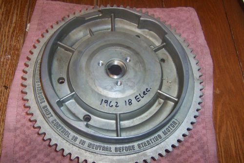 Flywheel 1962 johnson 18 hp fits many others both rope and electric start