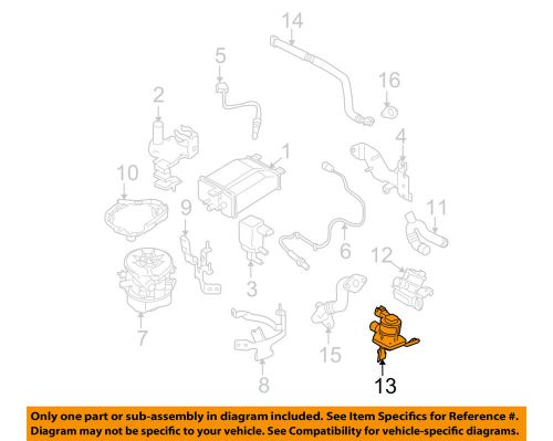 Subaru oem 06-14 impreza a.i.r. system-valve 14864aa020