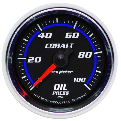 Auto meter 6121 cobalt; mechanical oil pressure gauge