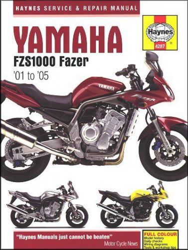 Yamaha fzs1000 fazer repair manual 2001-2005