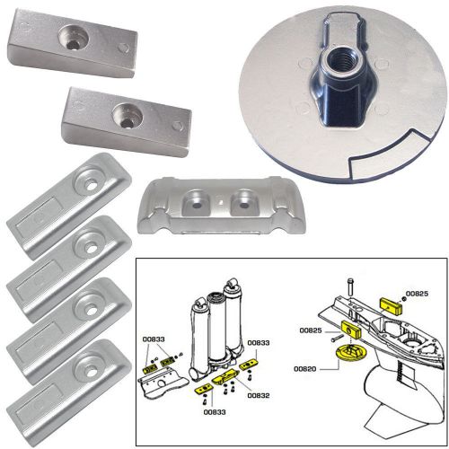 Tecnoseal anode kit w/hardware - mercury verado 6 - zinc -20816