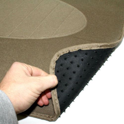 4 universal heavy-duty tan carpet interior floor mats set for auto-car-truck