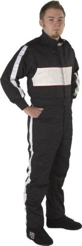 Gforce - gf105 - xl x-large black - 1pc racing/driving suit sfi-1 - 4372xlgbk