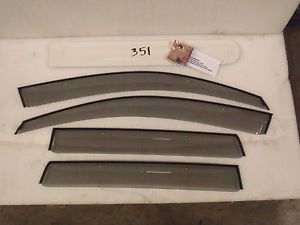 New mitsubishi outlander window air deflector kit 07 08 09 10 11 12 13 oem