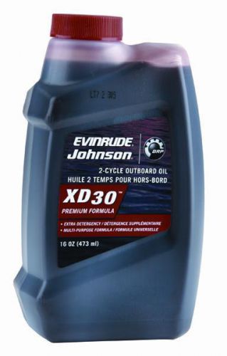 Oem brp johnson evinrude xd 30 2-cycle oil one pint 764347