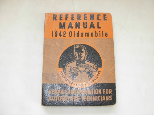 1942 oldsmobile reference shop manual