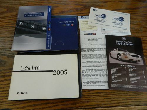 2005 buick lesabre owners manual with supplement and holder