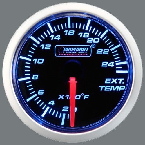 Prosport performance series blue 52mm exhaust gas temp. gauge