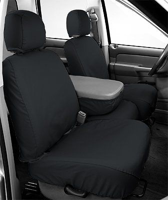 Custom seat saver polycotton charcoal