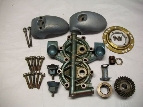 Evinrude 7.5hp fleetwin 1956 outboard motor box of parts