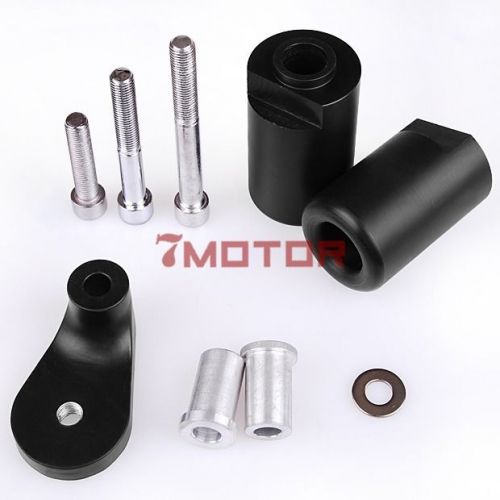 For 01-02 suzuki gsxr1000 motorcycle delrin frame slider crash protector blk 7m