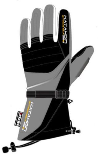 Katahdin frostfire snowmobile gloves gray