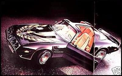 1980 pontiac deluxe brochure- firebird, trans am! original 80