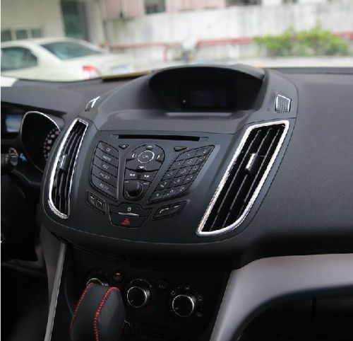 2pcs abs trim air conditioning outlet decorated frame for ford kuga escape 2013