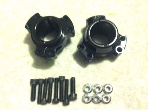 2 rear wheel hubs for 1 1/4&#034; axle go kart mower drift trike qrc 1- 1/4&#034; hub blk