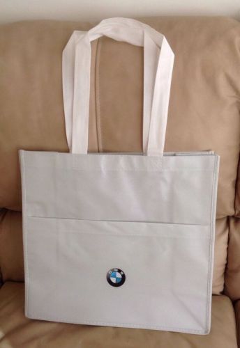 Bmw  reusable white shopping tote bag