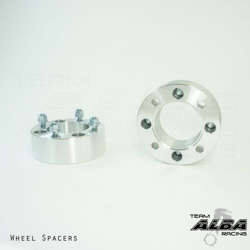 Honda trx 450r 400ex 300ex   2&#034;  wheel spacers  1 pair=4&#034; add width  alba racing