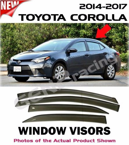 ** 14 15 16 toyota corolla window visors deflectors rain guard **