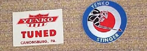 Nos original yenko tuned &amp; stinger decals chevrolet dealership chevy corvette ss