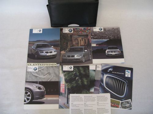 2004 bmw 5 series 525 530 545 i 525i 530i 545i owners manuals books set # a219