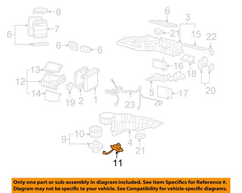 Gm oem blower motor-resistor 22807123