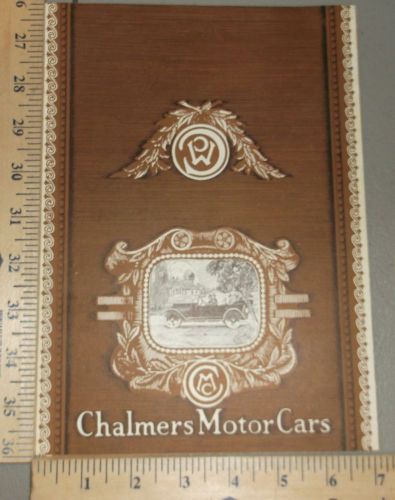 1920 chalmers brochure folder aei reprint 1961