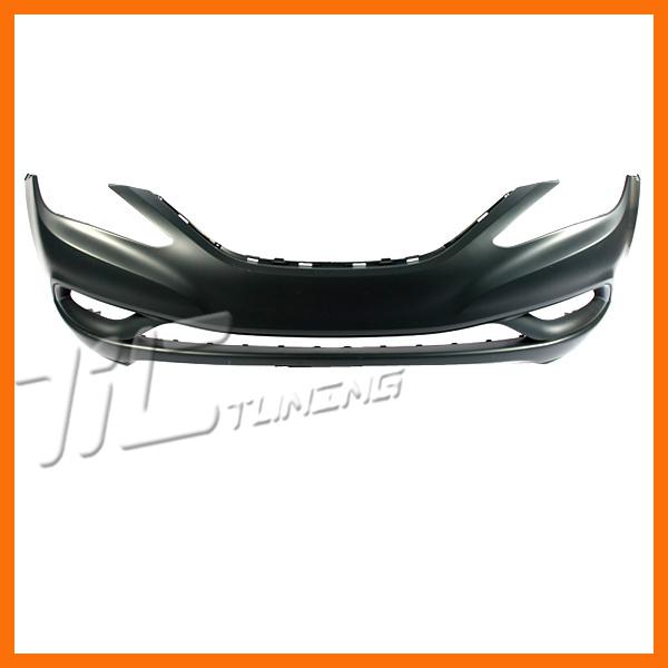 Unpainted front bumper cover for 11-12 hyundai sonata replacement