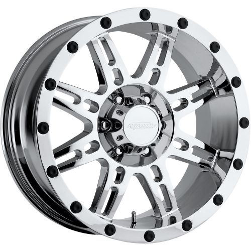 20x9 chrome pro comp series 31 31 5x150 +0 wheels trail grappler 295/55/20 tires