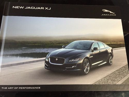 2016 jaguar xj hardbound prestige official sales brochure-90 pgs