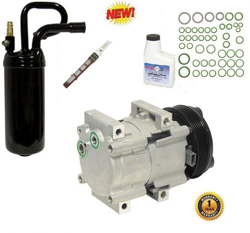 New a/c compressor w accum, orings, orifice, oil (fits:2011 ranger 2.3l)