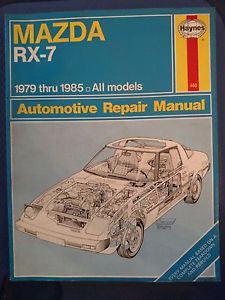 Haynes repair manual 460 - mazda rx-7   1979-1985       1