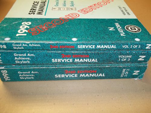 1998 grand am - achieva - skylark gm factory service shop repair manual