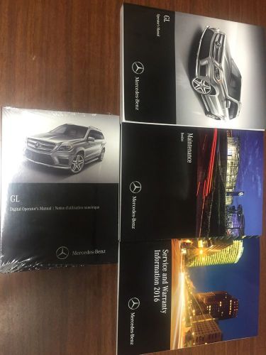 2016 mercedes benz gl. owners manual.