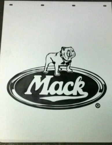 New!! pair of mack truck mud flaps 24x30 bulldog logo black available