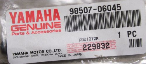 Yamaha parts nos  98507-06045 screw,pan