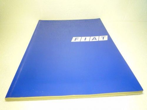 Original fiat big press program 1960s 5 languages car truck airplane digger