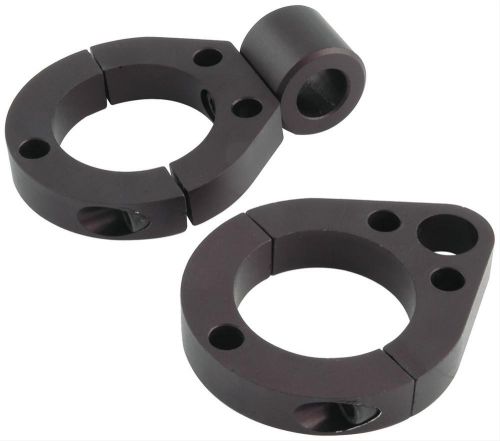 Allstar roll bar clamps window net 1.750&#034; diameter aluminum black pair all10222