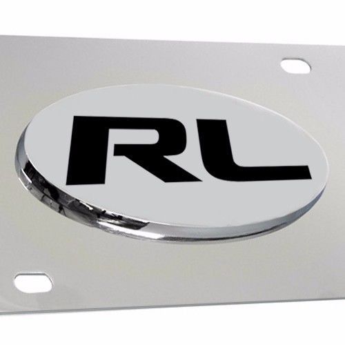 Acura rl 3d emblem chrome metal license plate - officially licensed