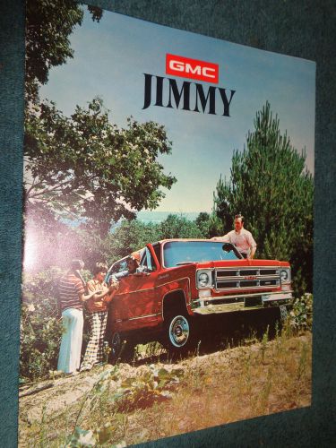 1975 gmc jimmy sales catalog / original dealership brochure