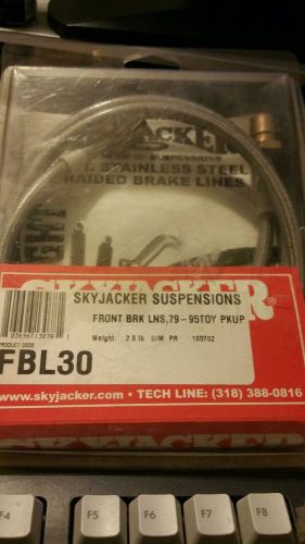 Skyjacker suspension 79-95 toyota braided stainless steel brake lines